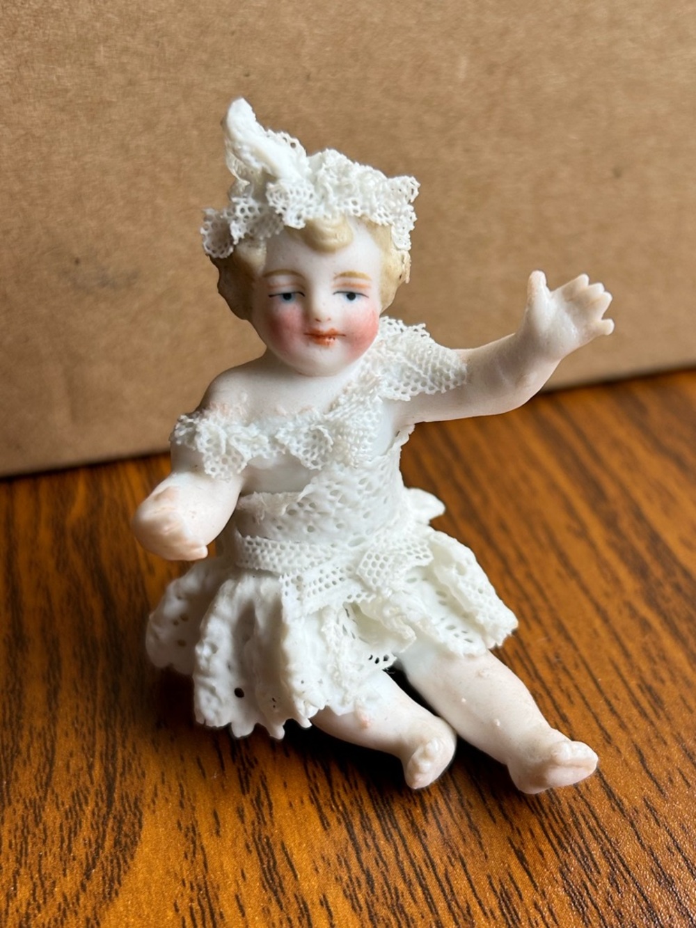 Vintage Cherub Figurines Lot Bisque Porcelain Angels Set - Picture 12 of 14